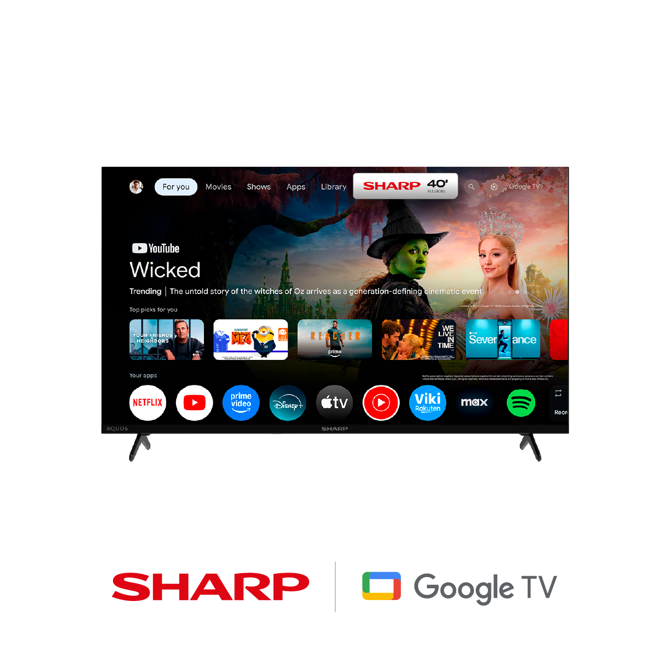 SHARP 2T-C40HF2265L