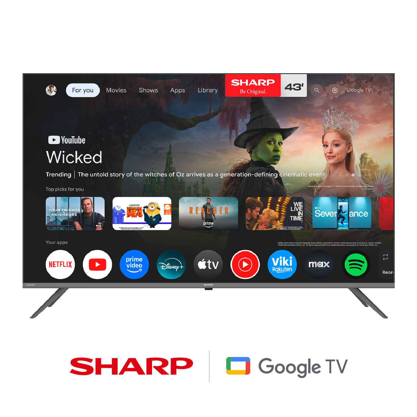SHARP 2T-C43GF2060L