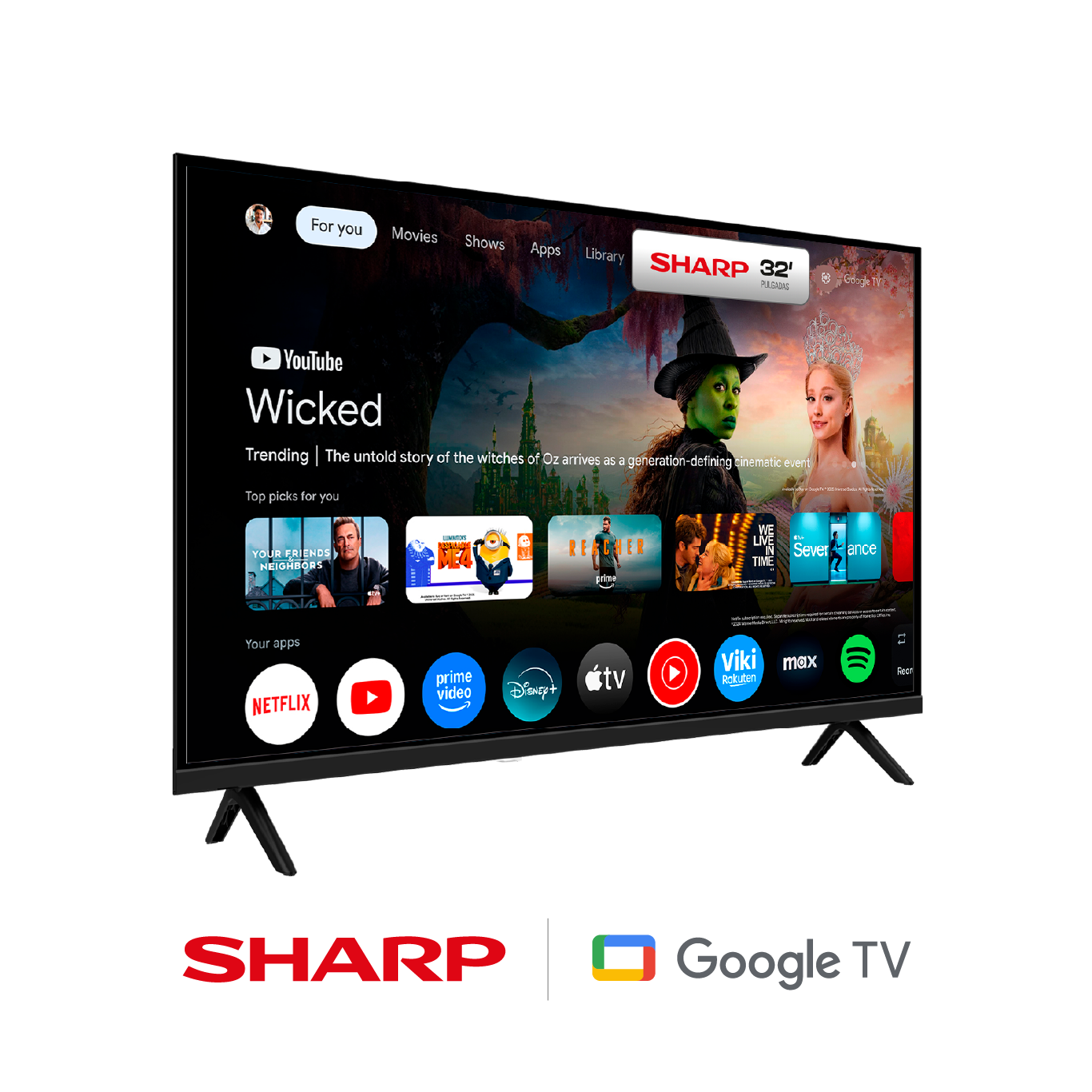 SHARP 2T-C32HF2265L - Imagen 5